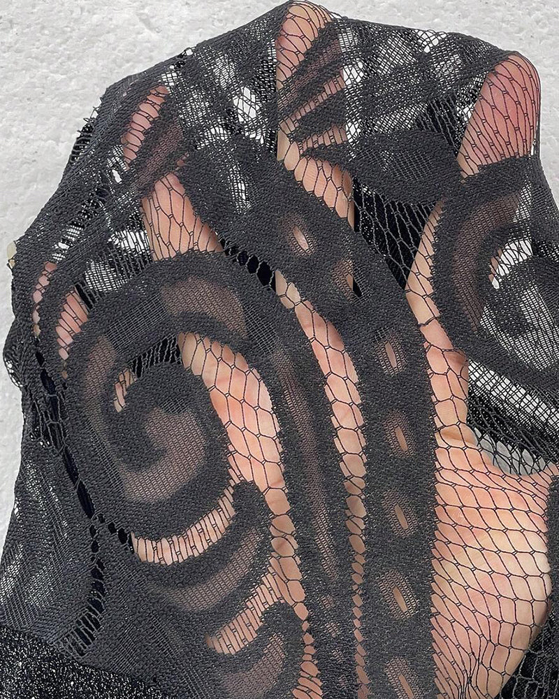 Chic Mesh Patchwork Dress